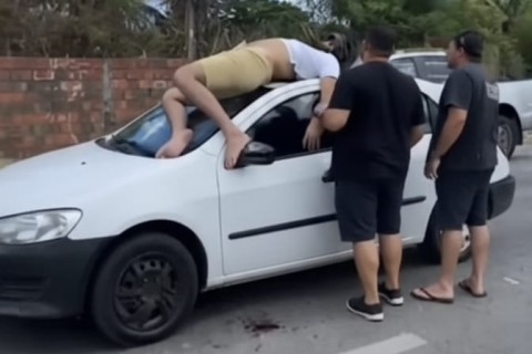 Grave acidente de trânsito deixa motociclista ferido em Fortaleza-CE