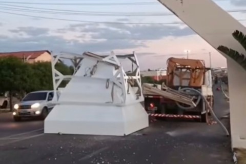 Acidente de trânsito na cidade de Acopiara-CE