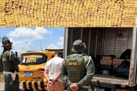 2,5 toneladas de drogas apreendidas em menos de 24 horas