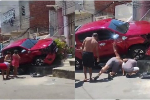 Motociclista morre atropelado por Hilux em Fortaleza-CE
