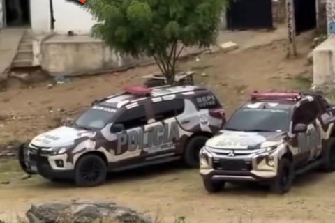 Troca de tiros entre policiais e criminosos deixa um morto e outro ferido em Boa Viagem-CE