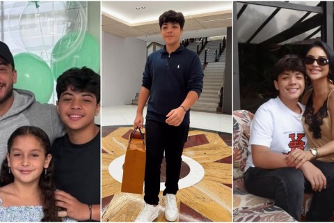 Dores de cabeça levaram a diagnóstico de tumor no crânio em filho de Wesley Safadão