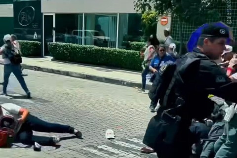 Servidores da saúde são agredidos durante mobilização no Palácio da Abolição