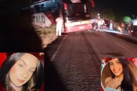 Duas estudantes universitárias morrem em grave acidente no interior do Ceara