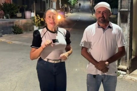 Noite de trabalho em Ibicuã: 17 novas lâmpadas de led transformam a iluminação do distrito