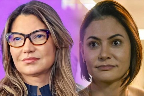 Após Michelle Bolsonaro chamar Lula de cachaceiro, Janja reage: “Meu marido não usa tornozeleira"