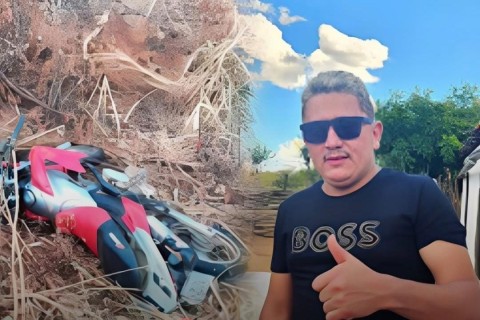 Tragédia em Tamboril-CE: jovem morre em acidente de moto ao retornar do Festeja Nova Russas