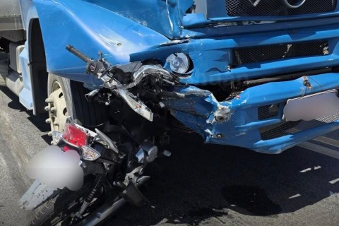 Grave acidente na BR-230 deixa motociclista morto após colisão com caminhão