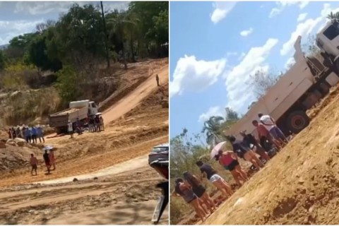 Caminhão perde controle em ladeira e mata mulher em motocicleta no Cariri