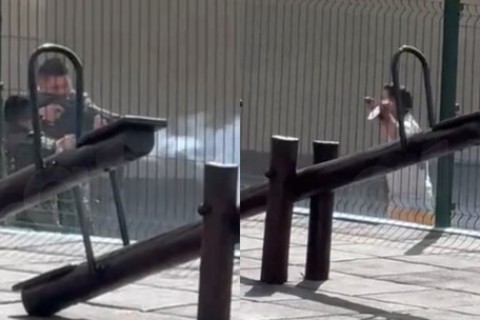 Policiais atiram na perna e prendem homem com faca que tentava invadir hospital para matar mulher