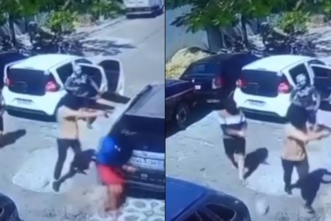 Quatro criminosos descem de carro armados e matam homem em oficina mecânica, no Ceará