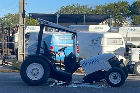 Operador é arremessado de trator em acidente no aeroporto de Fortaleza-CE