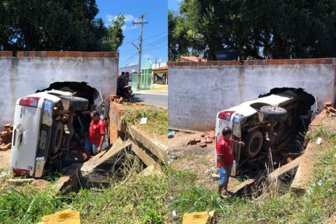 Veterinário capota carro após inalar hidrogênio vazado de tambor de sêmen, no Ceará