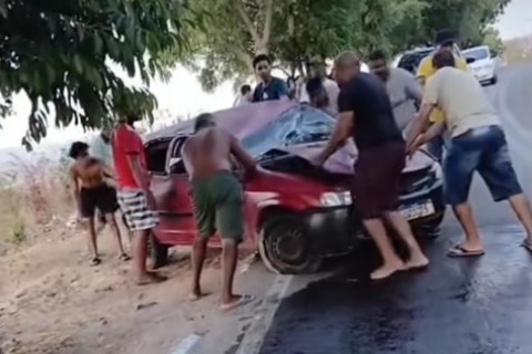 Acidente de trânsito em Juazeiro do Norte-CE