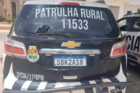 Homem que recebeu ordem de facção de incendiar delegacia é preso após depredar viatura da PM