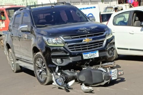 Acidente em nova Olinda no Ceará, colisão entre moto e caminhonete mobiliza samu e polícia