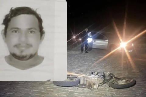 Mototaxista Morre ao ser atropelado por um veículo, motorista foi preso em flagrante