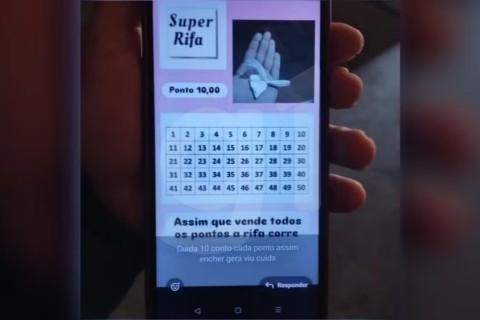 Mulher é presa por organizar rifa de cocaína com ponto a R$ 10