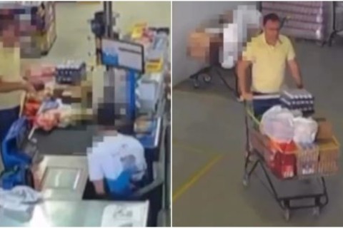 Dono de espetinho é suspeito de furtar produtos de supermercado para revender no próprio comércio