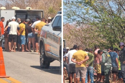 Acidente fatal na CE-060, no município de Mombaça-CE