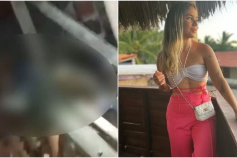 Jovem fica gravemente ferida após ser arremessada de carro que capotou no Ceará