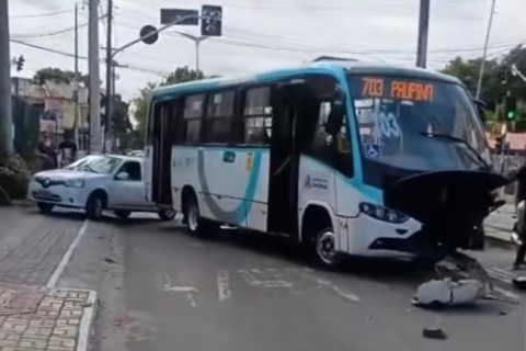 Acidente de trânsito na cidade de Fortaleza-CE