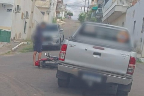 Colisão entre Carro e Moto no Bairro Alto do Motor em Boa Viagem-CE
