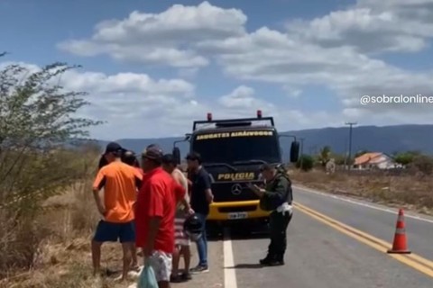 Motociclista morre em acidente de trânsito na CE-321, no Ceará