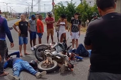 Grave acidente de trânsito na cidade de Iguatu-CE