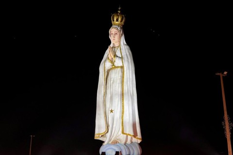 Maior que o Cristo Redentor, imagem de Nossa Senhora de Fátima no Ceará, atrai multidão em inauguração