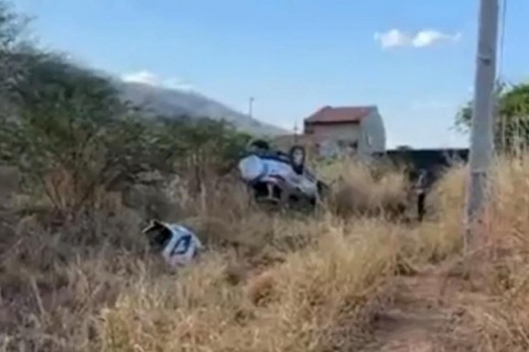 Capotamento é registrado na região da ponta da serra, na cidade do Crato-CE