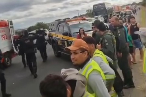 Acidente de trânsito na cidade de Brejo Santo, no Ceará