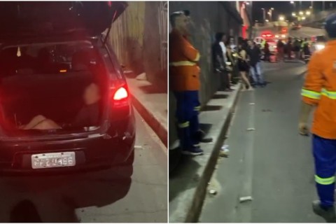 Amigos param em blitz, e agentes encontram colega desacordado em porta-malas de carro em Fortaleza-CE