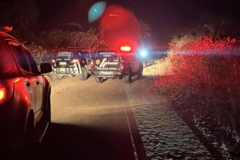 Jovem é executado a tiros e encontrado morto na estrada do Carrossel em Groaíras