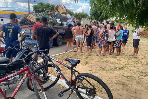 Uma colisão foi registrada na localidade de Ipiranga, zona rural de Boa Viagem-CE