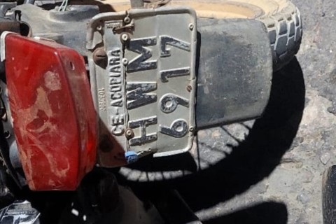 Acidente de trânsito na cidade de Piquet Carneiro-CE