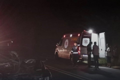 Colisão envolvendo carro de passeio e D-20 é registrada na CE-187 entre Tianguá e Ubajara