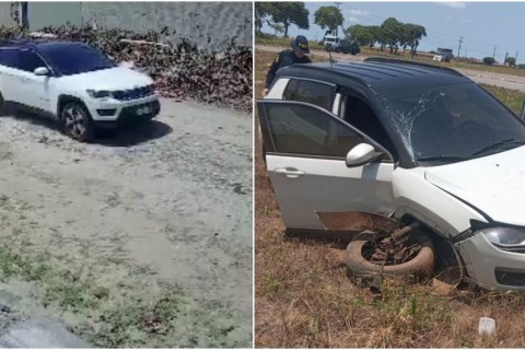 Perseguição da PRF termina com prisão de dupla que furtou residências na Grande Fortaleza-CE