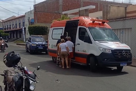 Acidente no bairro Prado na cidade de Iguatu-CE