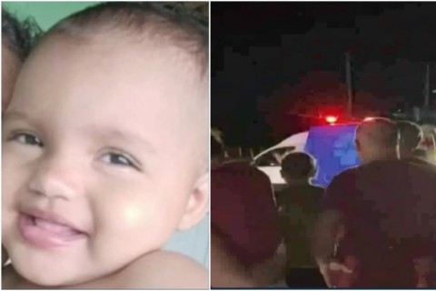 Bebê de 11 meses morre em colisão entre carro e moto no interior do Ceará