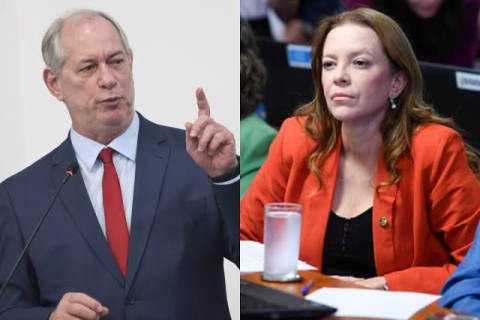 Defesa de Janaína Farias pede prisão preventiva de Ciro Gomes por violência política de gênero